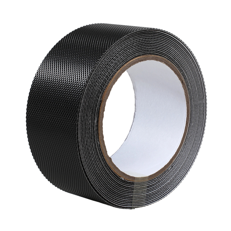 How does diamond pattern black strips anti-slip tape provide a soft and comfortable surface for barefoot walking?