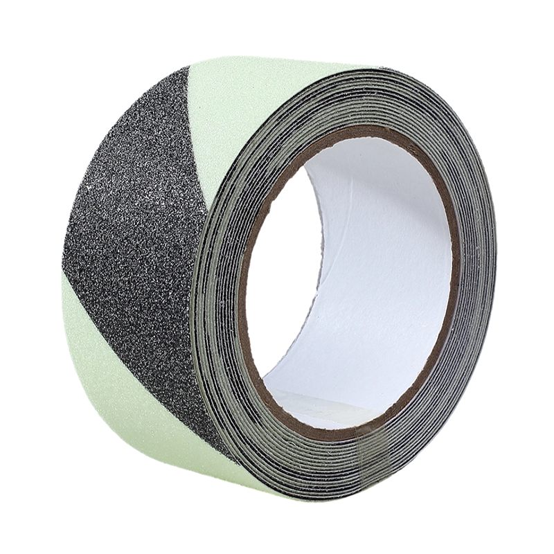 How does the eye-catching design of luminous twill strips contribute to enhancing the warning effect of an item?